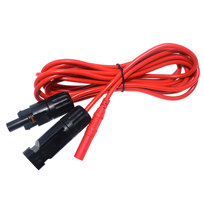 Tinned Copper Photovoltaic Solar Cable MC4 20A Black Red Color