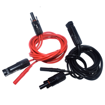 Tinned Copper Photovoltaic Solar Cable MC4 20A Black Red Color