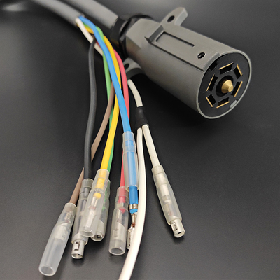 7 Way Trailer Automobile Wire Harness IP67 Waterproof For Caravans Food Trucks