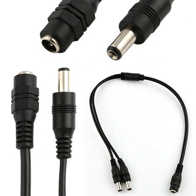 60W 5.5x2.1mm Photovoltaic Solar Cable Female To Male DC Power