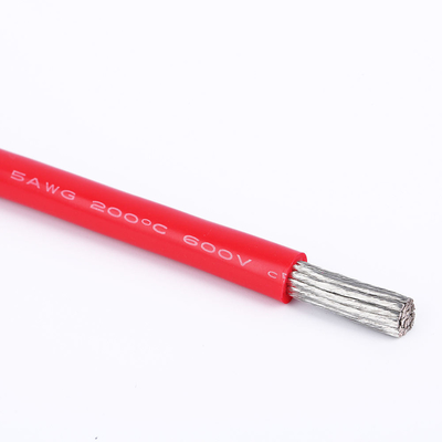 De ingeblikte Kabel 1AWG 2AWG 4AWG 6AWG 8AWG 10AWG van het Koper Flexibele Silicone