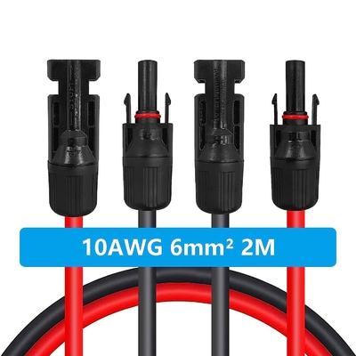 Photovoltaic Zonnekabel van gelijkstroom 10AWG PV met Waterdichte Schakelaars